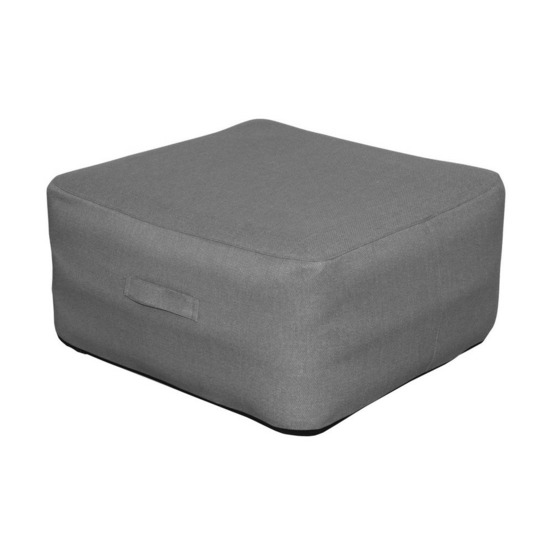 Tabouret gonflable d'extérieur balloon gris 71 x 34 x 71 cm