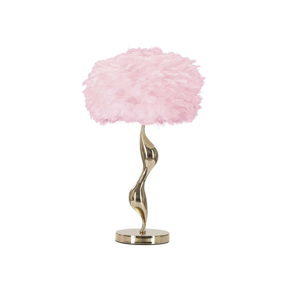 Lampe à poser imitation plume 