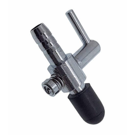 Robinet à air, en métal avec 1 sortie, pour aquarium.