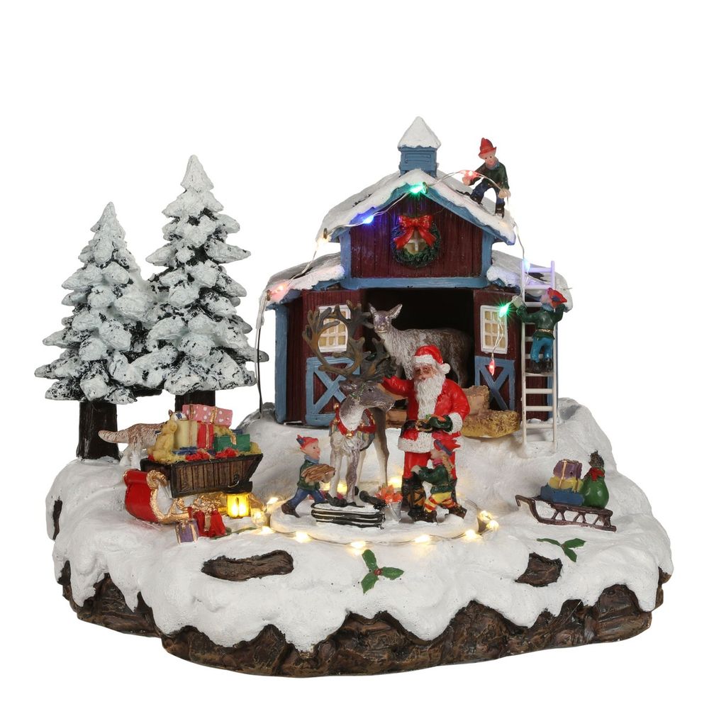 Village de noël luville originals h20x21cm - multicolores