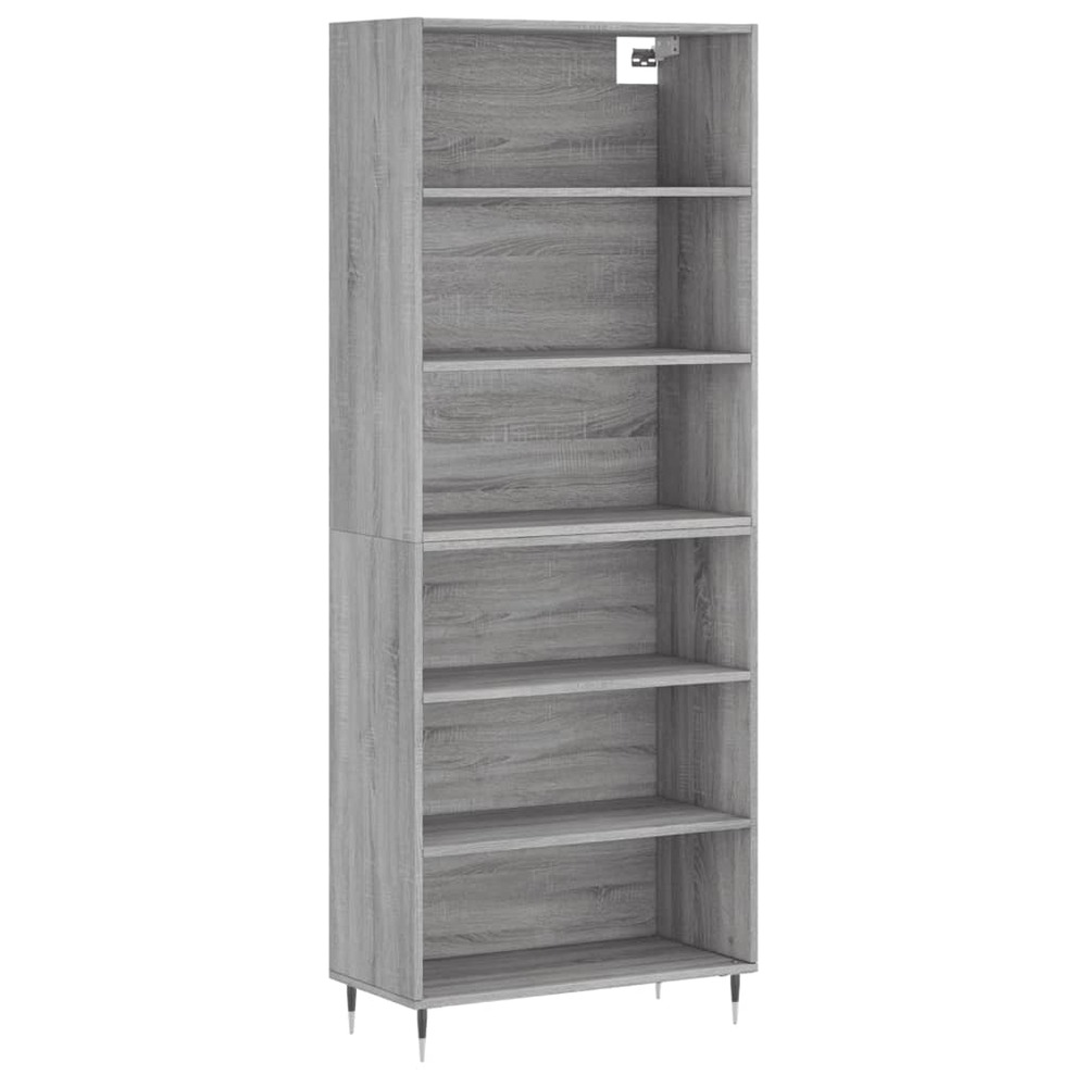 Buffet bahut commode armoire meuble de rangement organisateur cuisine salle de séjour salon sonoma 69,5 x 32,5 x 180 cm bois