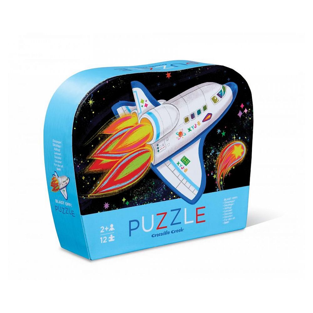 Puzzle 12 pieces fusee spaciale