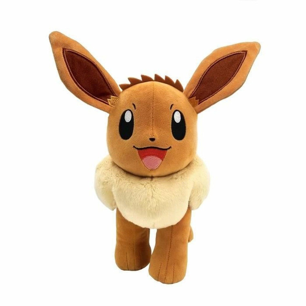 Peluche pokémon evoli 30 cm - multicolore 100% polyester