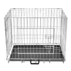 Cage en métal pliable pour chien acier galvanisé 76 x 55 x 61 cm