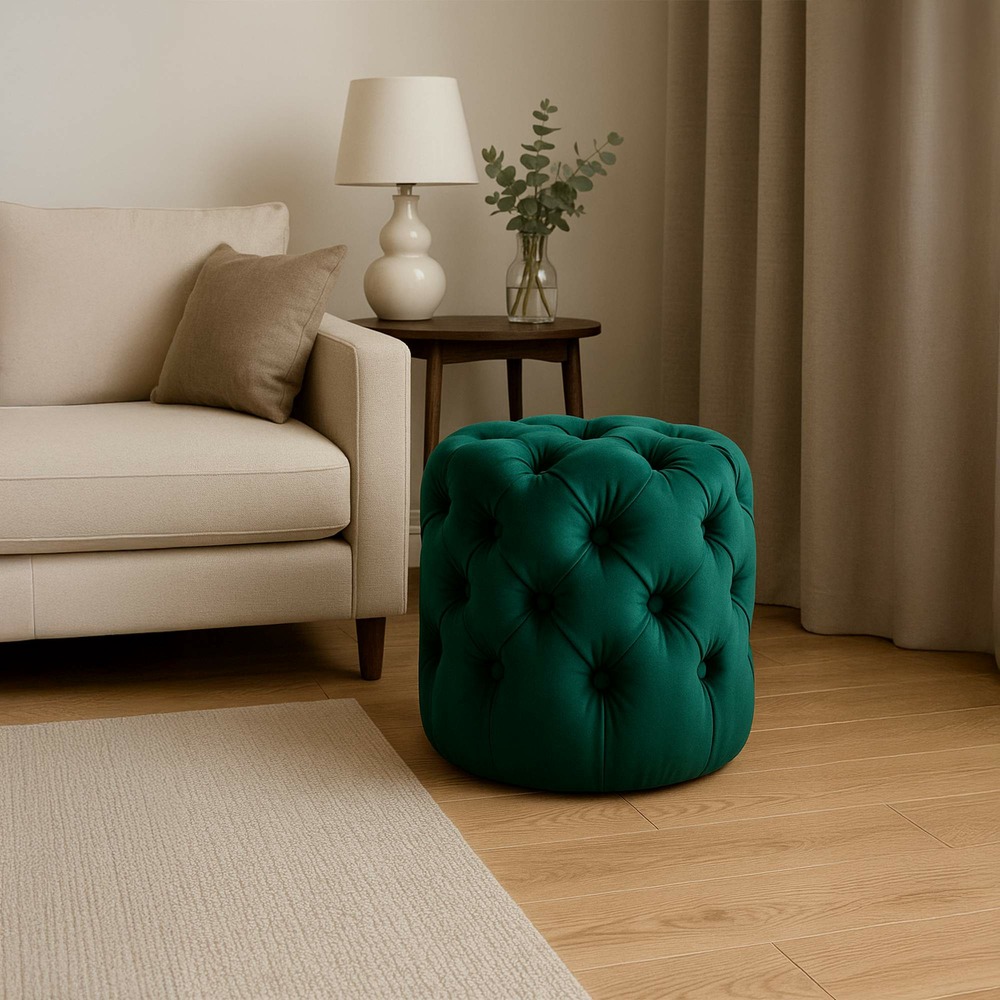 Tabouret drancy velours m