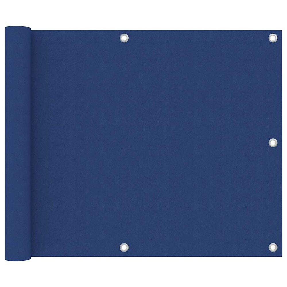 Écran de balcon bleu 75x400 cm tissu oxford