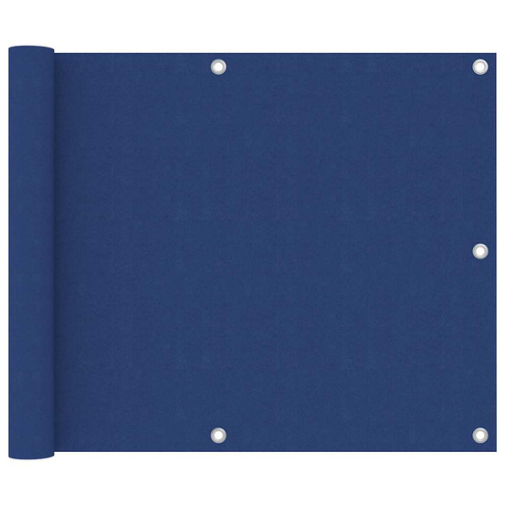 Écran de balcon bleu 75x400 cm tissu oxford