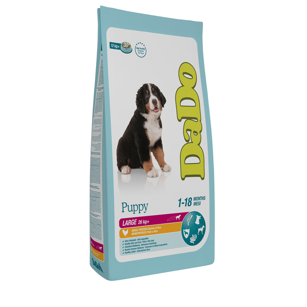 Puppy large breed chicken & rice 12 kg