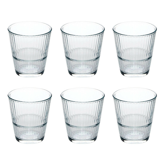 Lot de 6 gobelets bas en verre