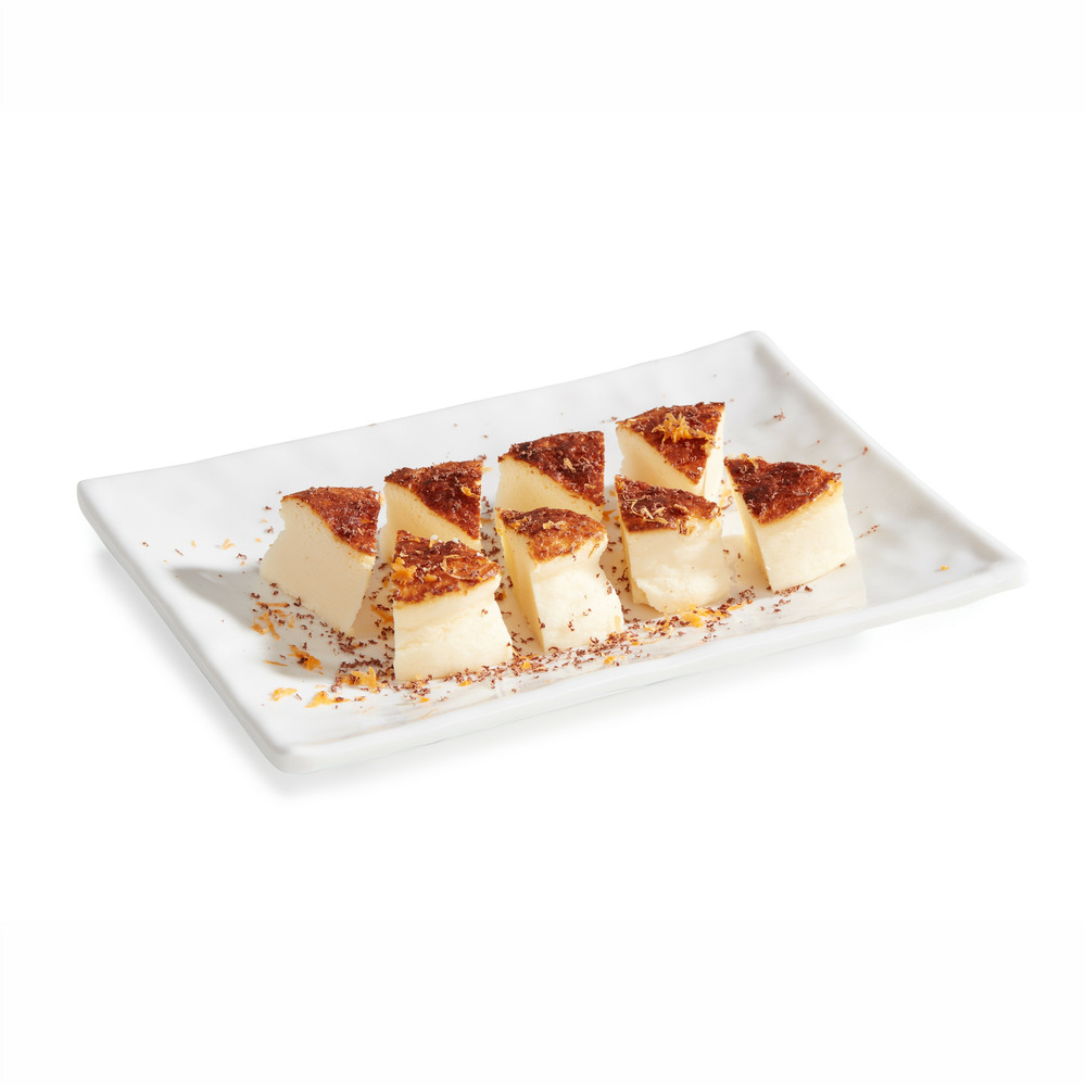 Plat rectangulaire mélamine blanc 28 x 18 cm - pujadas