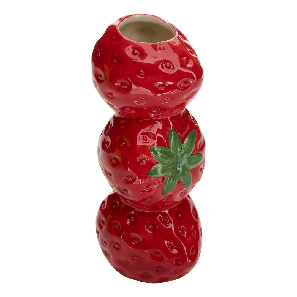 Vase fruity pastèque en céramique 10,5x8,5x19,8 cm