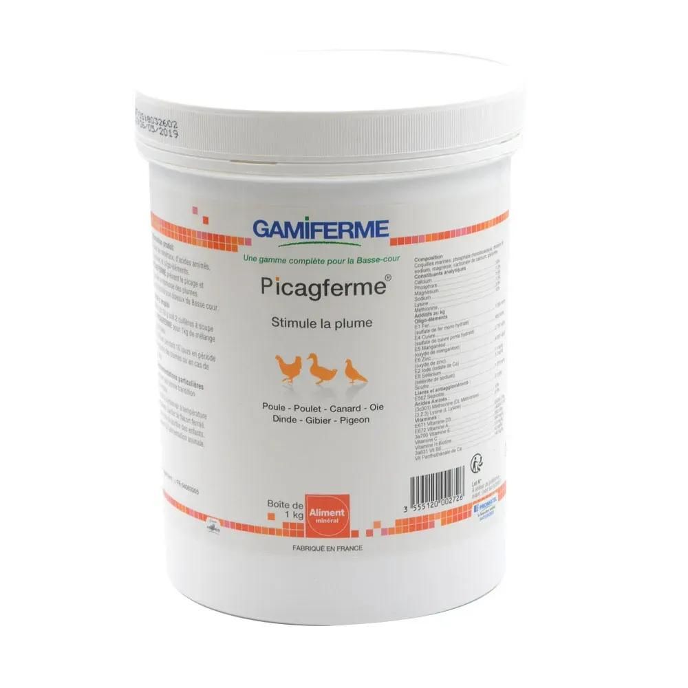 Picagferme, aliment minéral volaille 1kg - gamiferme