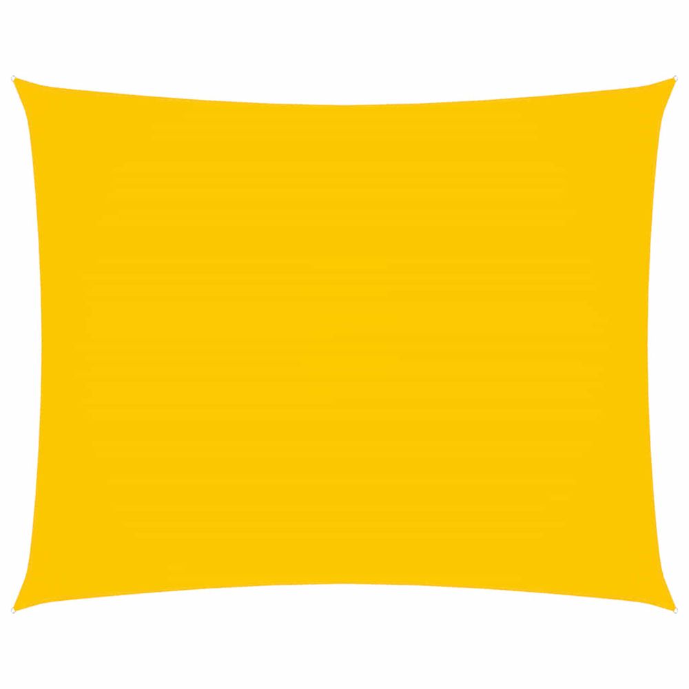 Voile de parasol tissu oxford rectangulaire 3x4 m jaune