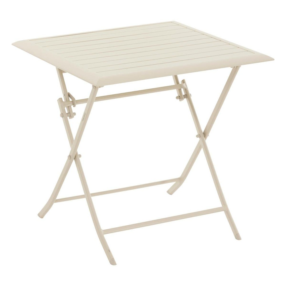 Table de jardin pliante carrée 