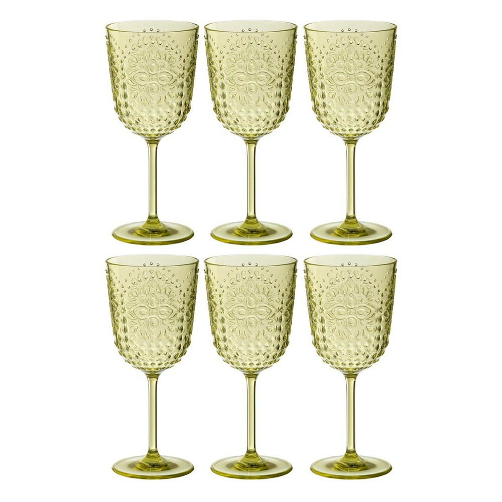 Lot de 6 verres à vin réutilisables 