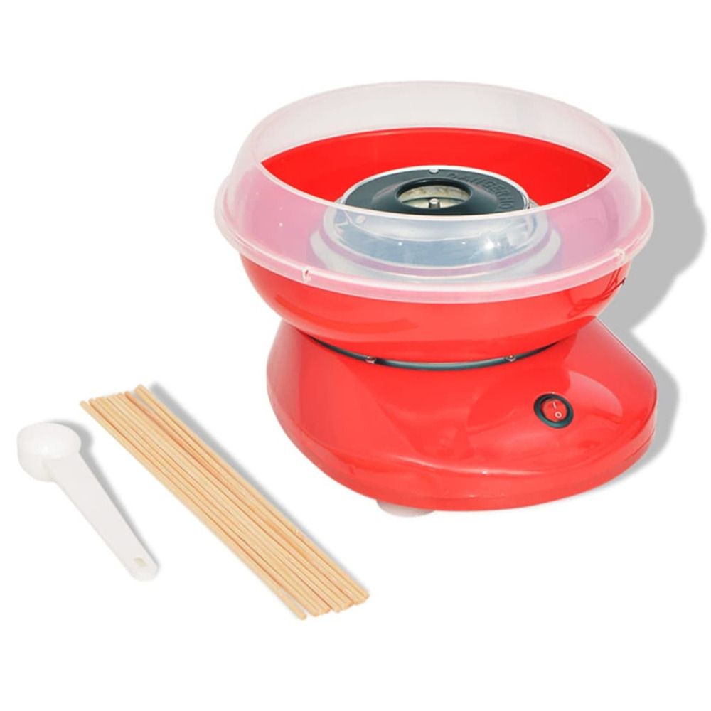 Appareil à barbe à papa 480 w rouge