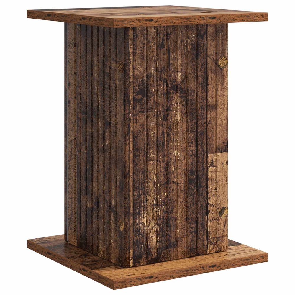 Support de plante bois ancien 30,5 x 30 x 43 cm