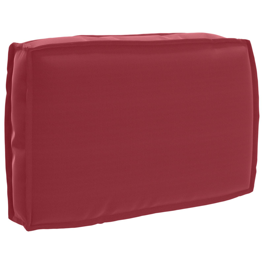 Coussin bordeaux 60 x 40 x 12 cm tissu oxford