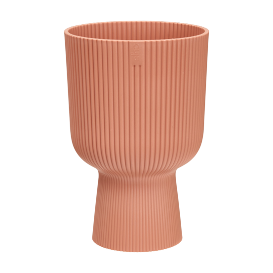 Cache-pot vibes fold coupe elho - rose poudré