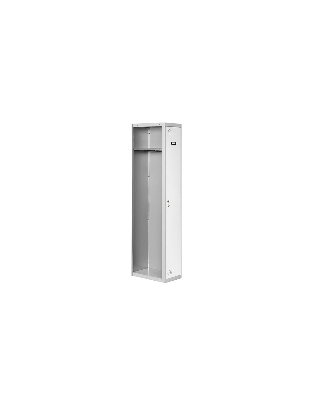 Casier-armoire simonlocker prof.dism.single 1/1 400 addi gr/bl gris/blanc 1800x400x500 - simonrack