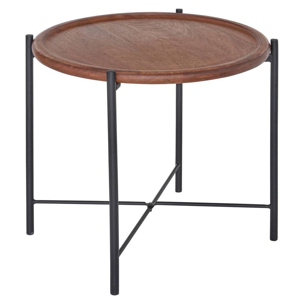Table d'appoint metsa marron 42,5x42,5x41cm