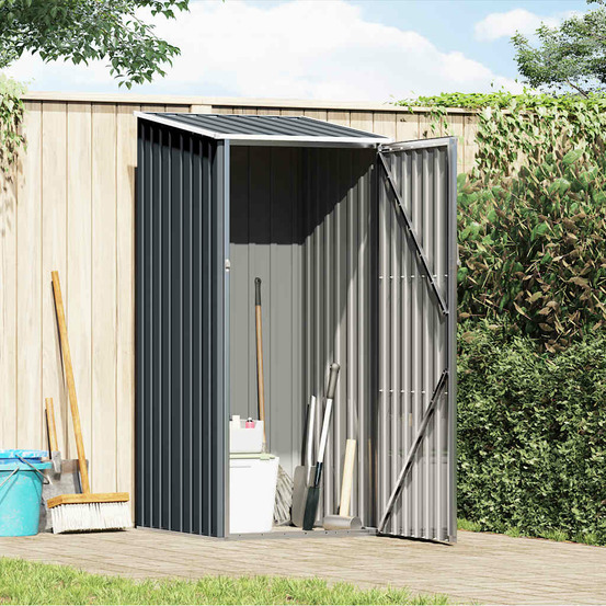 Abri de jardin anthracite 87x98x159 cm acier galvanisé