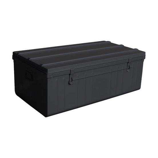 Cantine de rangement premium en acier noir 225 litres