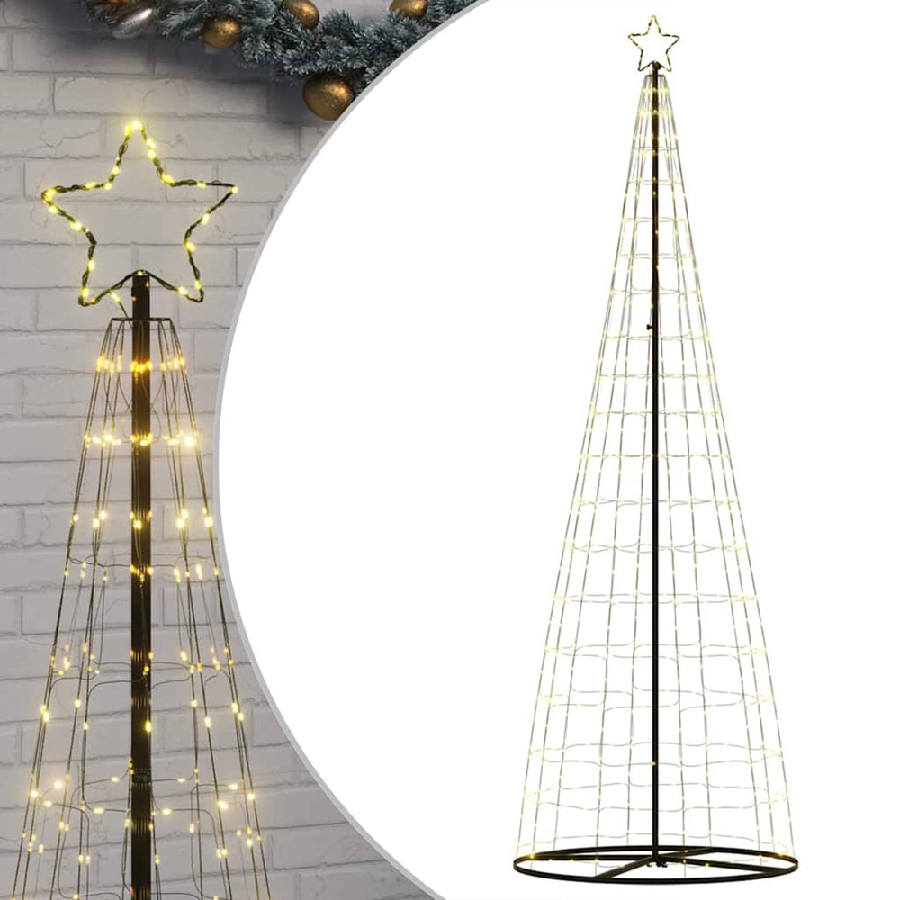 Sapin de noël à led 550 led blanc chaud 300 cm