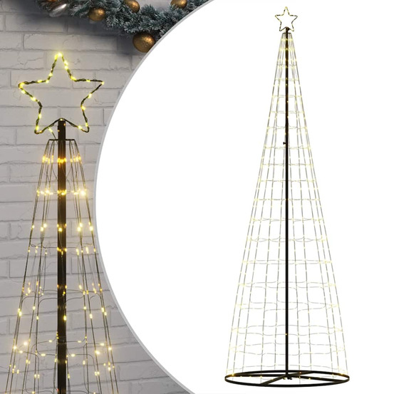 Sapin de noël à led 550 led blanc chaud 300 cm