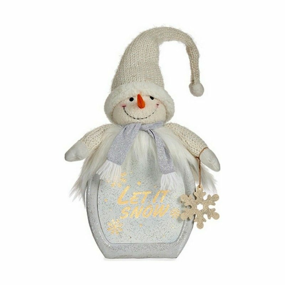 Figurine décorative bonhomme de neige 15 x 65,5 x 27 cm blanc