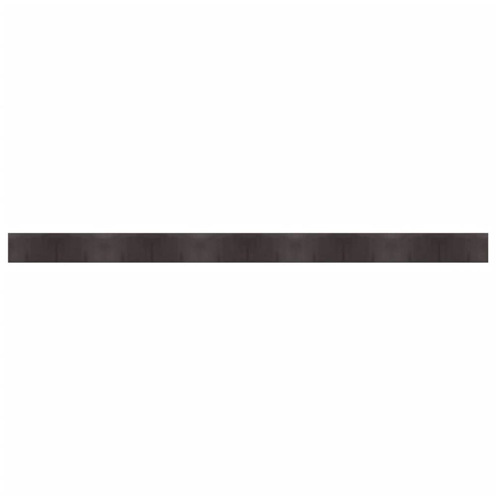 Tapis rectangulaire marron foncé 60x1000 cm bambou