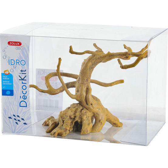 Décor kit idro racine n° 3 dimension 28.5 x 18 x hauteur 19.5 cm pour aquar