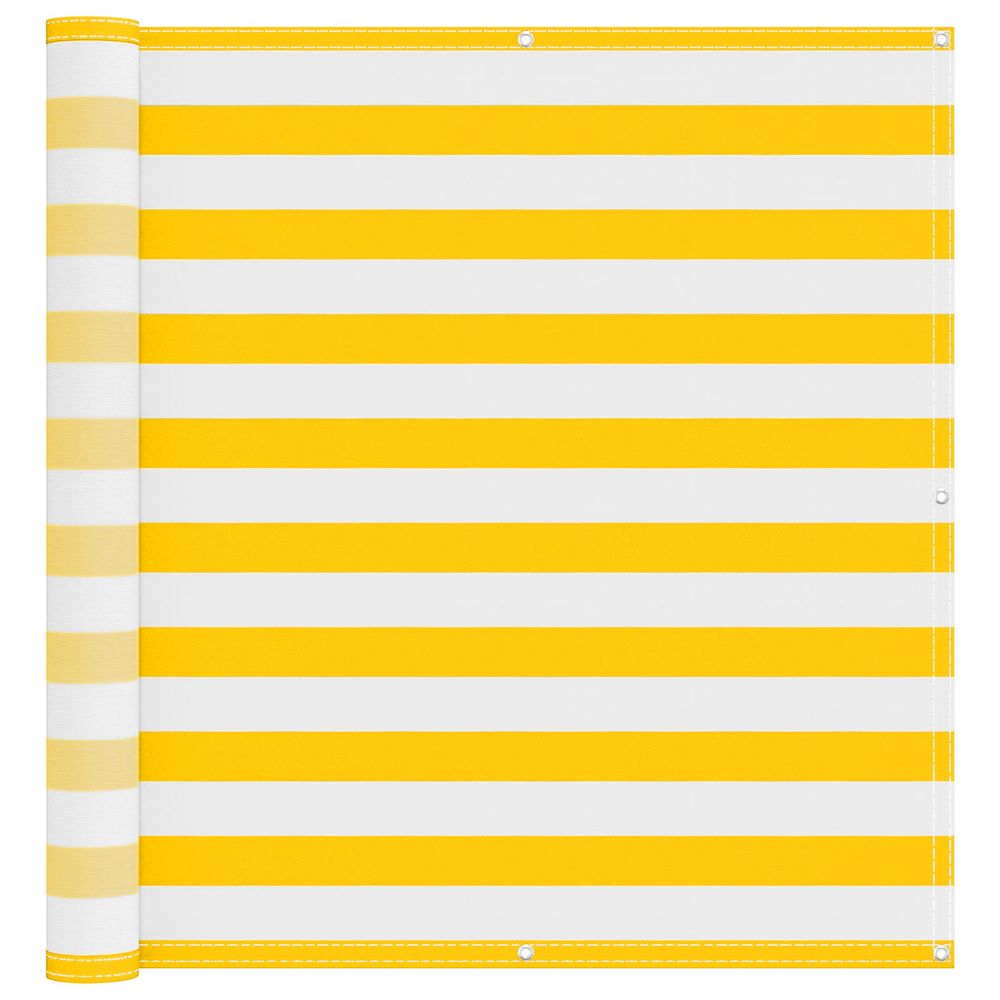 Écran de balcon 120 x 200 cm tissu oxford rectangulaire