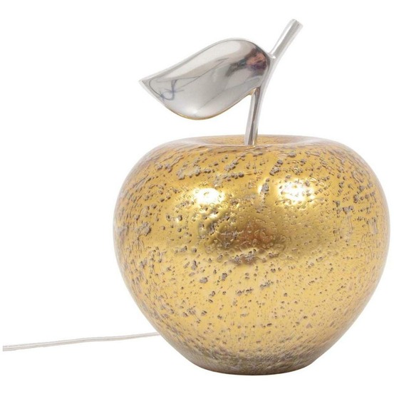 Lampe à poser en verre pomme manzana