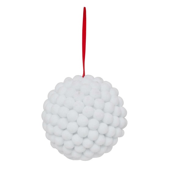 Bdn plf boules coton bl 150mm