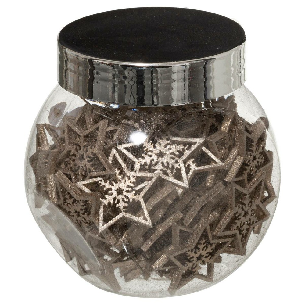 Accessoires bocal étoile bois x 100 or