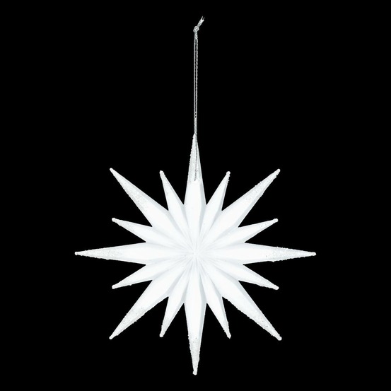 Décoration de sapin étoile 12cm