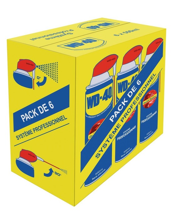 Pack multi-fonctions 6x500ml - wd 40