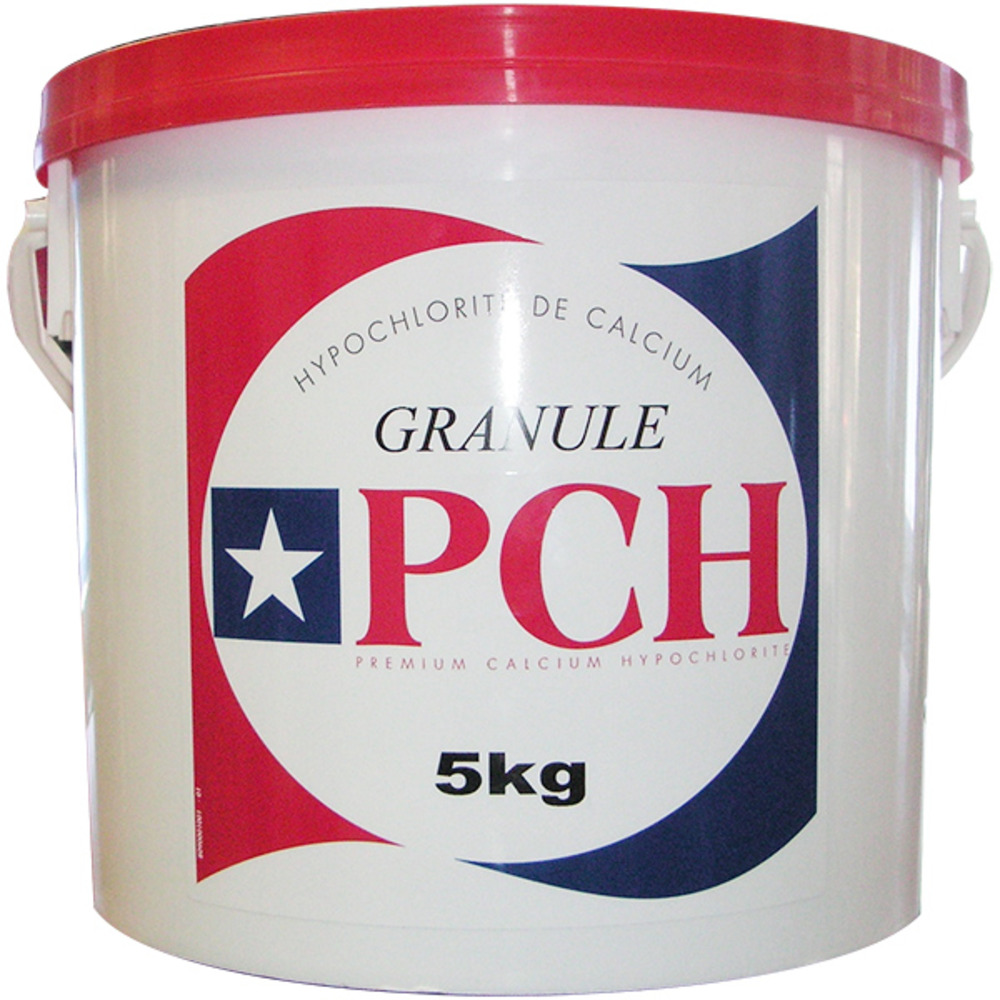 Chlore choc granulé 5kg - hypochlorite calcium