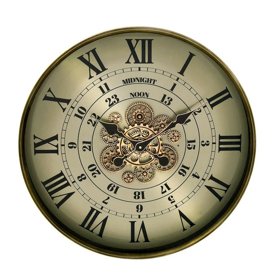Horloge murale avec mécanisme