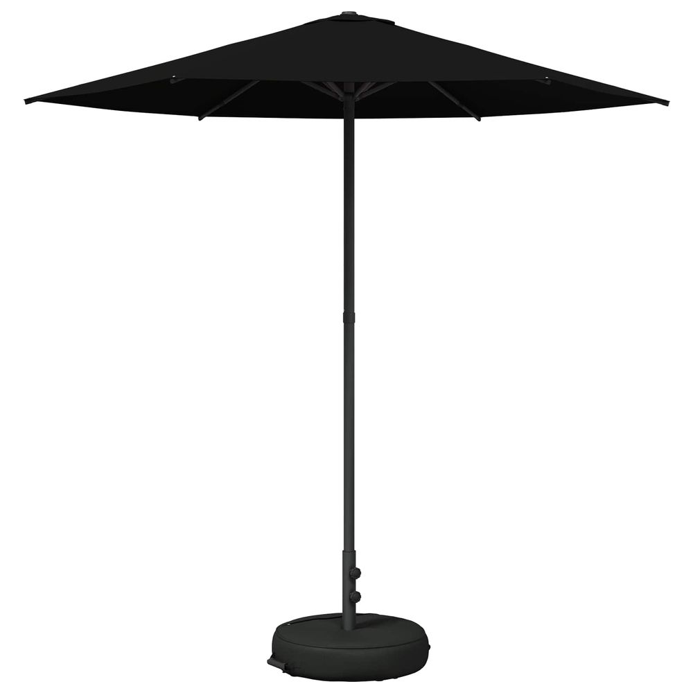Parasol de jardin avec base 230 x 230 cm polyester