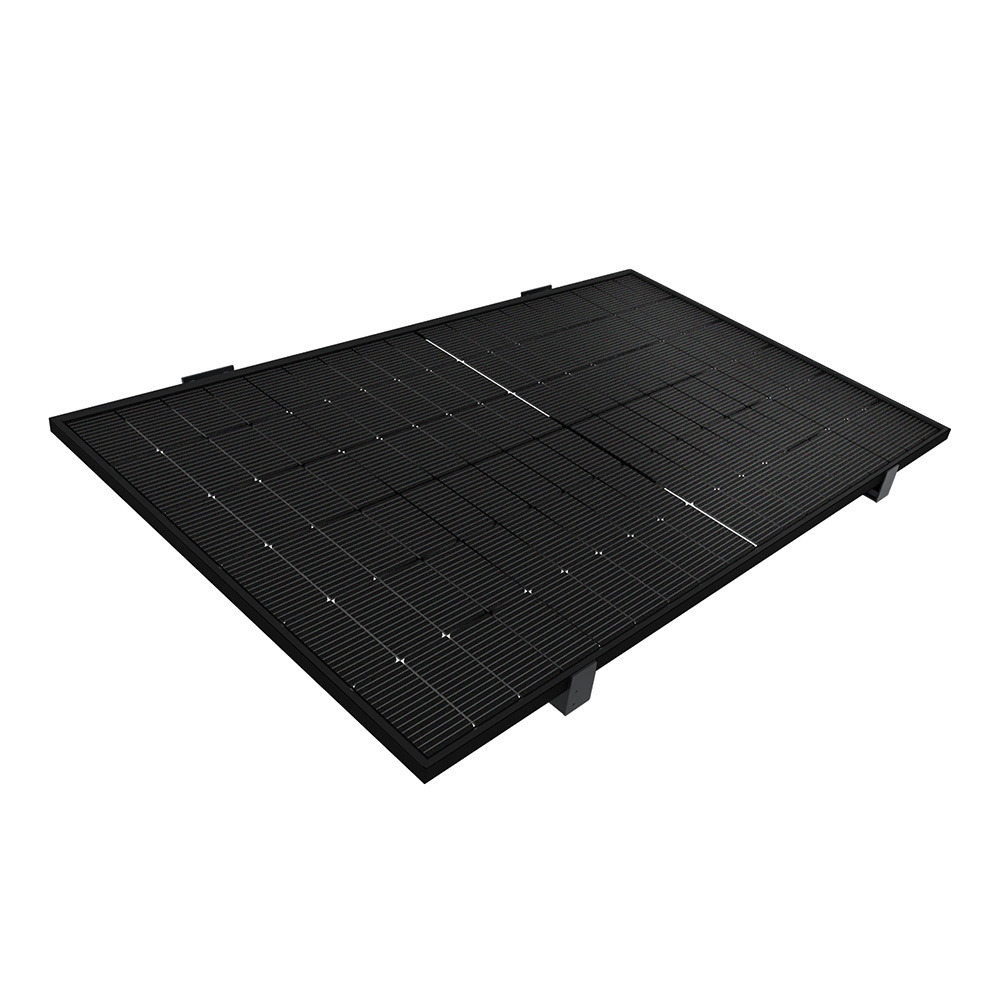 Auvent solaire photovoltaïque topaze indépendant 1 panneau (gris anthracite ral 7016)