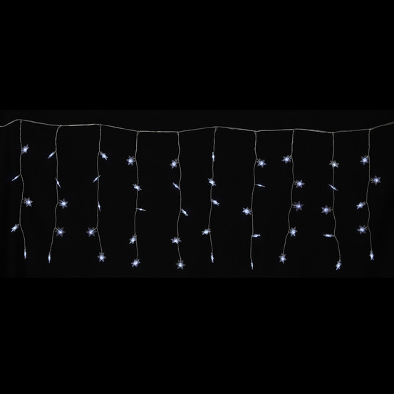 Guirlande banniere 60 led flocons