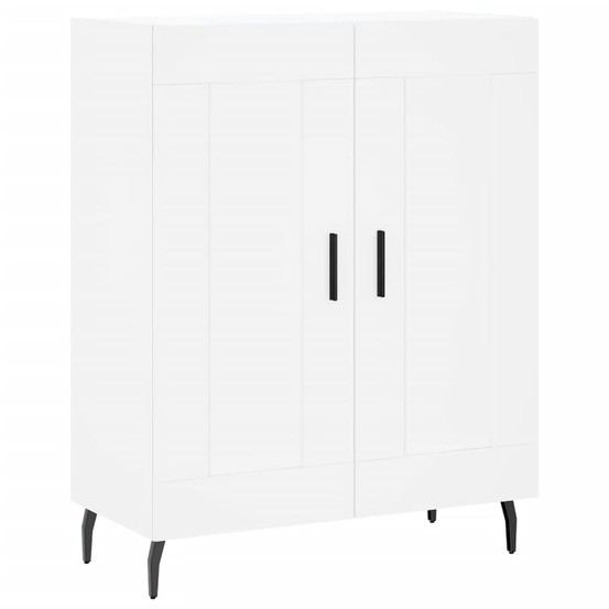 Buffet bahut commode armoire meuble de rangement organisateur cuisine salle de séjour salon 69,5 x 34 x 90 cm bois d'ingénier
