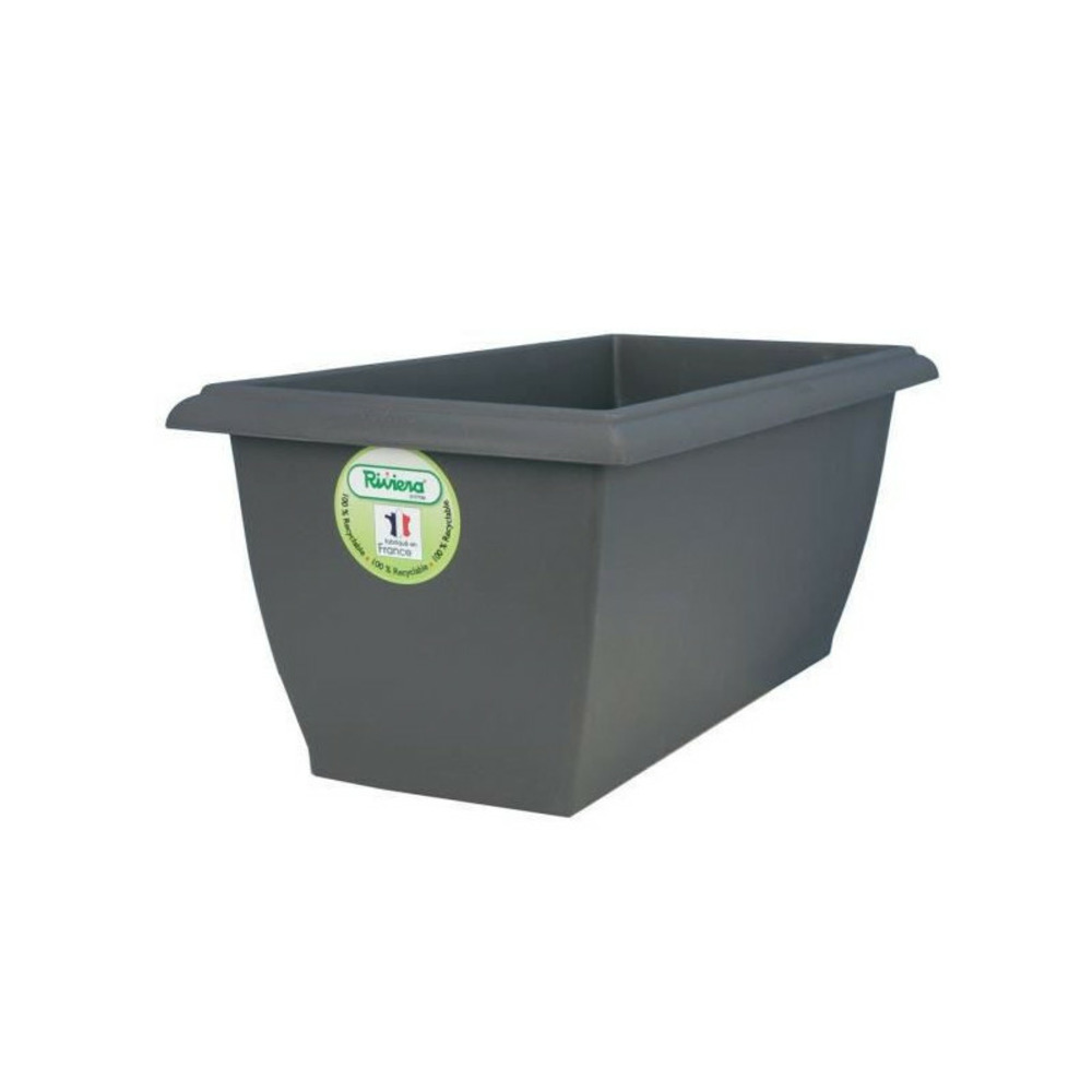 Riviera jardiniere evolution - 80 x 40 x h 32 cm - 64 l - gris