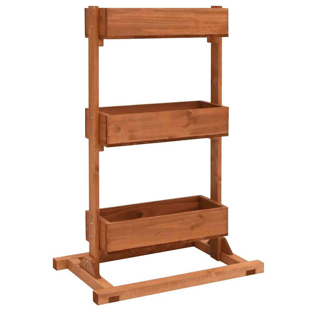Jardinière d'extérieur 52x30x78 cm bois de sapin