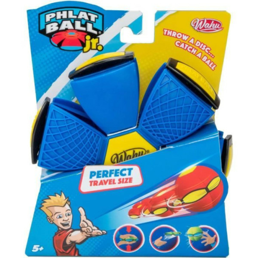 Phlat ball junior blue - jeu d'extérieur - goliath - disque qui se transforme en balle