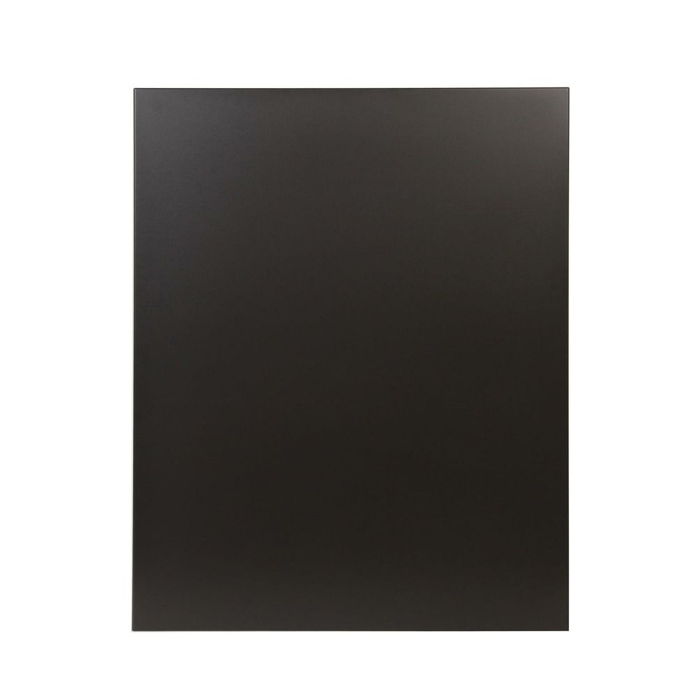 Plaque murale unie noire l80 h100