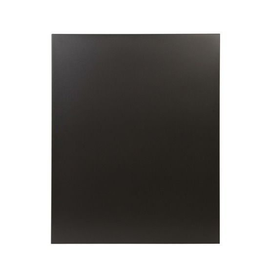 Plaque murale unie noire l80 h100