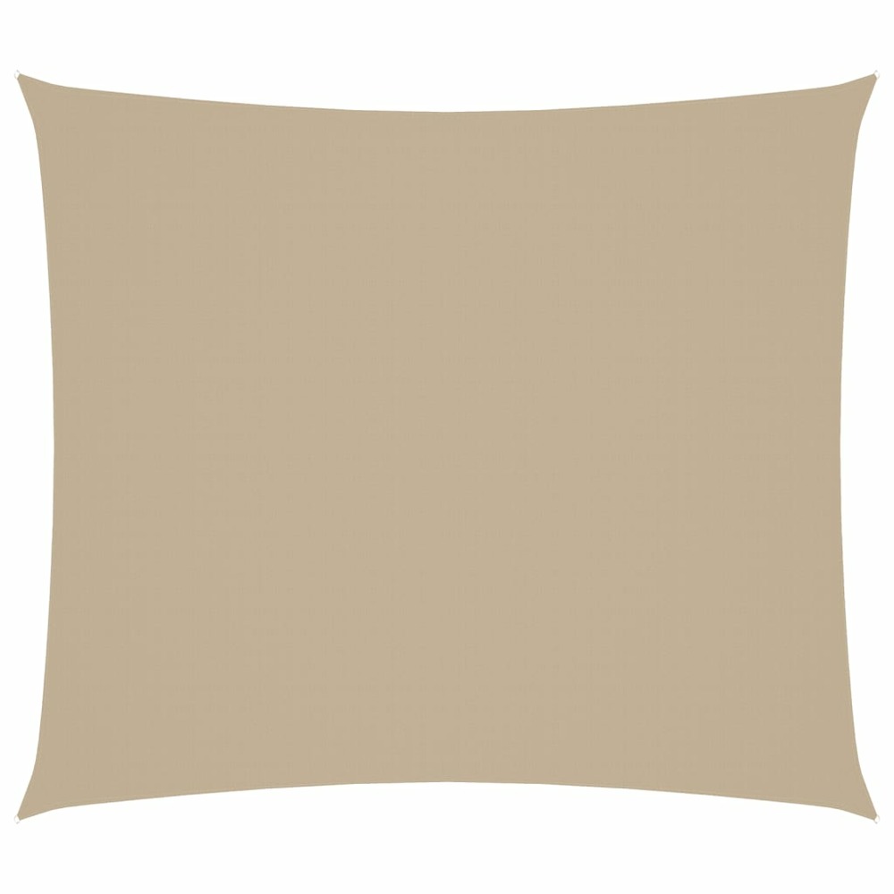 Voile de parasol tissu oxford rectangulaire 2,5x3 m beige